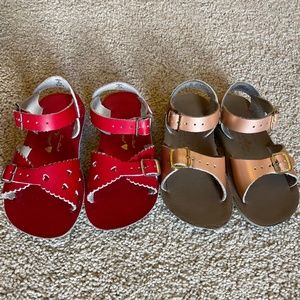 Sun sand saltwater sandals size 8 toddler